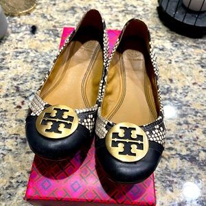 Tory Burch Minnie Cap-Toe Ballet Flats